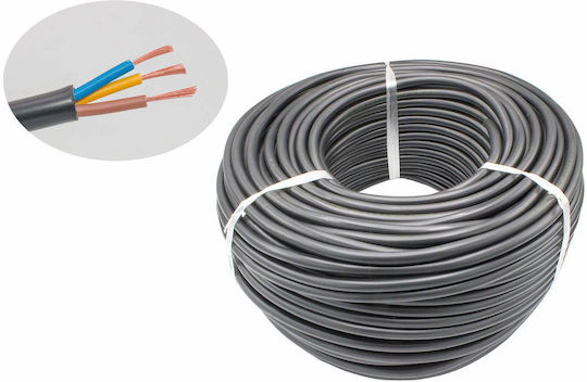 Flexibles Elektrokabel 3x6mm Myym Ho5vv-f Schwarz 100m