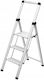 Folding Step Stool Selekta Dk40 Basicline Aluminum 3 Steps