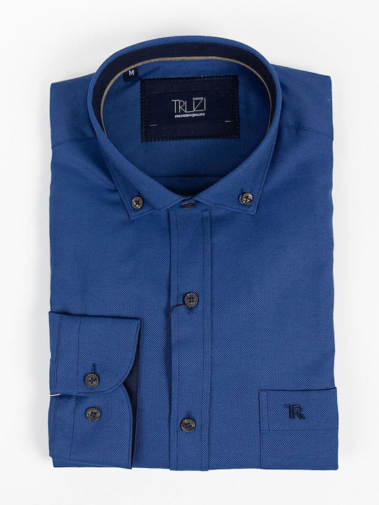 Truzi Shirt Regular Fit Blue
