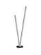 Cinque LED Floor Lamp H172xW54cm. with Natural White Light 5250lm Black