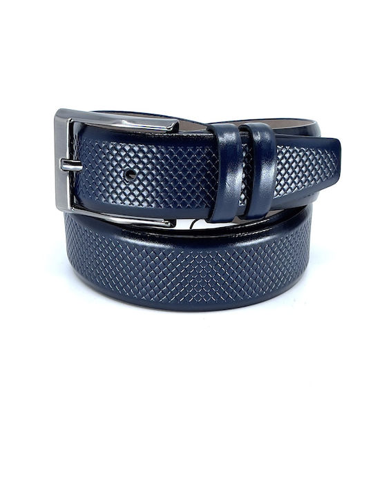Herren Gürtel aus Künstliches Leder Blau