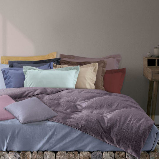 Das Home Bettlaken Super-Doppel mit Gummiband 170x200+35cm. 1007 Gray
