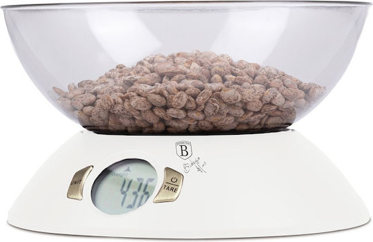 Berlinger Haus Ψηφιακή Ζυγαριά Κουζίνας με Κάδο έως 5kg Μπεζ