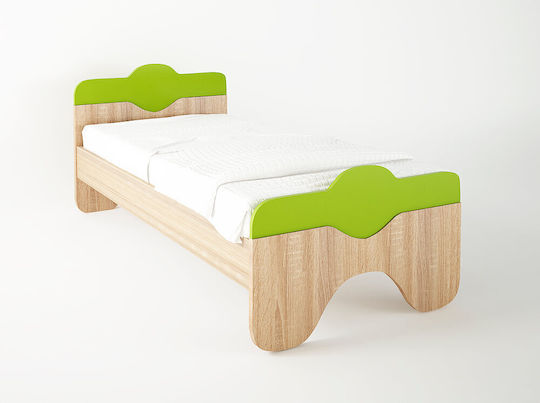 Pat „Taz” Semi-dublu Stejar-Lime 110×190 – 500-00903