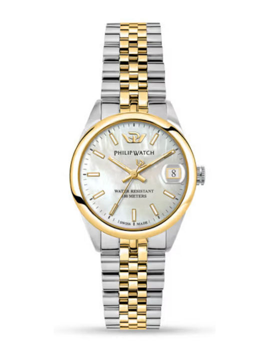 Philip Watch Γυναικείο Ρολόι 31mm Μπαταρίας με ...