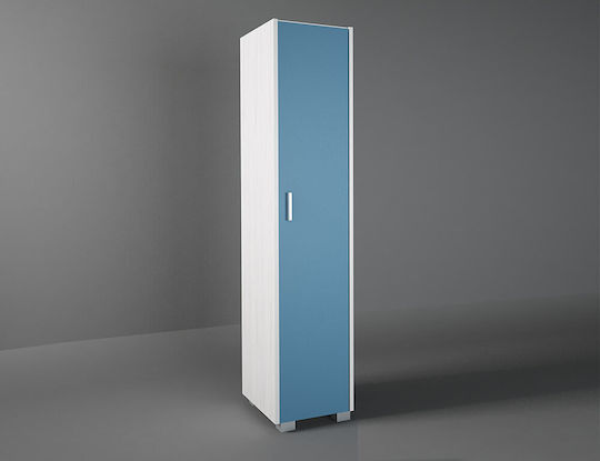 Eine Tür Schrank Weiß 48x50x180cm