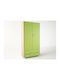 Zwei Türen Schrank mit 2 Schubladen Grün 50x50x180cm