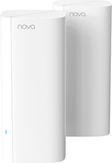 Tenda MX12 WiFi-Mesh-Netzwerk Zugriffspunkt Wi-Fi 6 Dualband (2,4 & 5 GHz) in Doppelter Bausatz