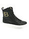 Leather Kids Boots with Zipper Black