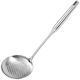 Lingură Joasă Cu Fantă Cu Găuri Inox Gri