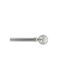Atmosphera Metallic Curtain Pole Single 120cm Silver
