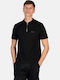Polo Kurzarmbluse Jet Black