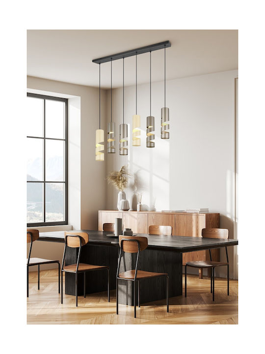 Trio Lighting Lustră Multicolor pentru 6 Becuri...