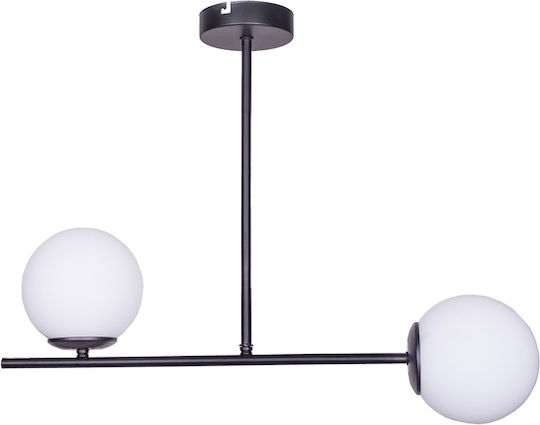 Pakketo Opedro Κρεμαστό Φωτιστικό Μαύρο με Ντουί E27 60x30x40εκ.