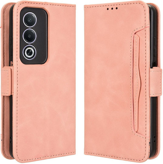 Book Δερματίνης / Πλαστικό / Σιλικόνης Ροζ (Oppo A80 5G)