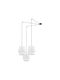 TK Lighting Πλαφονιέρα Οροφής Μαύρη με Ντουί E27