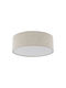 TK Lighting Πλαφονιέρα Οροφής 38εκ. Καφέ με Ντουί E27