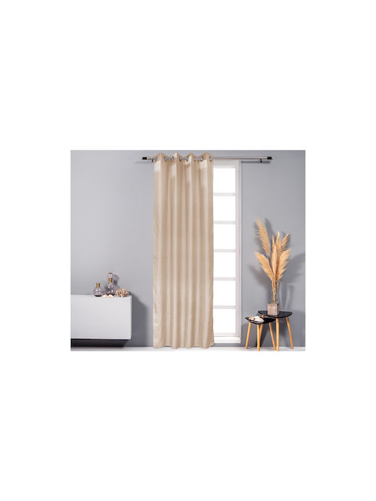 Easy Home Vorhang mit Grommet Celesta Rosa 140x260cm