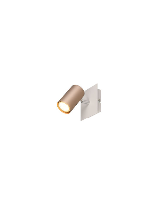 Trio Lighting Marley Single Spot in Brown Color