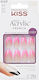 Kiss Salon Acrylic French False Nail Tip Pink