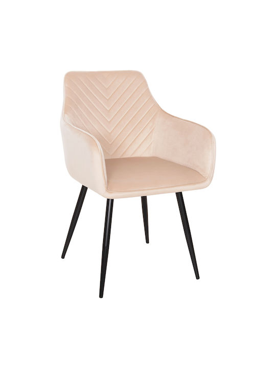Latrell Dining Room Velvet Armchair Ecru 57x56x...