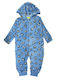 Minions Παιδική Πιτζάμα Ολόσωμη Χειμωνιάτικη Fleece Coral, Blue