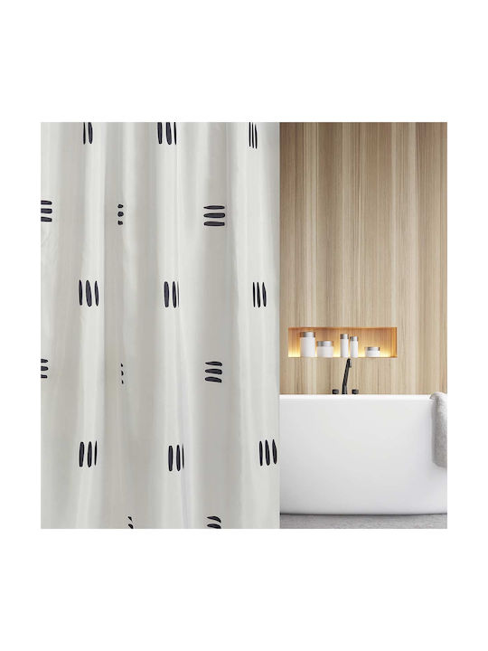 Whitegg Bc100 Shower Curtain Fabric 180x180cm White