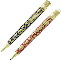 Set Retro 51 Met Geometric Rollerball cu Creion
