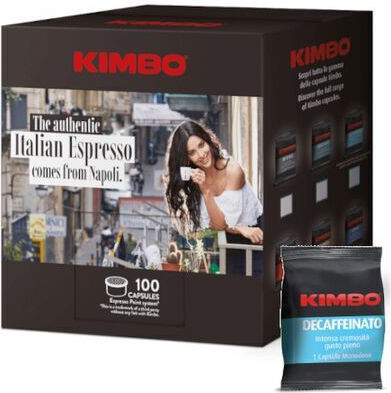 Kimbo Капсули Еспресо Безкофеинов Съвместими с машина LavAzza Point 100капси