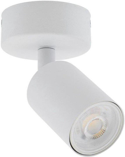 TK Lighting Μονό Σποτ με Ντουί GU10 σε Λευκό Χρώμα