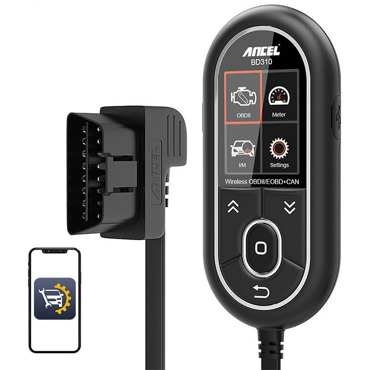 Ancel Διαγνωστικό Scanner OBD2 BD310 Bluetooth (Μαύρο)
