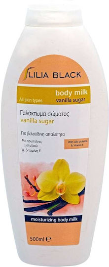 Lilia Black Ενυδατική Lotion Σώματος με Άρωμα Βανίλια 500ml