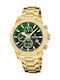 Festina Men's Watch 45mm Chronograph Battery with Gold Metal Bracelet