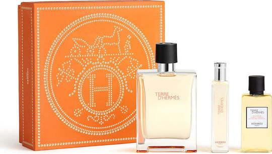 Hermes Terre D'hermes Ανδρικό Σετ με Body Lotion 3τμχ