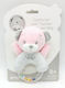 Natural Home Zornăitoare Pink Teddy Bear