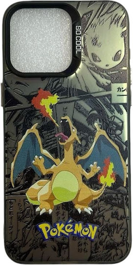 Pokemon Charizard Umschlag Rückseite Kunststoff Schwarz (iPhone 14 Pro Max)