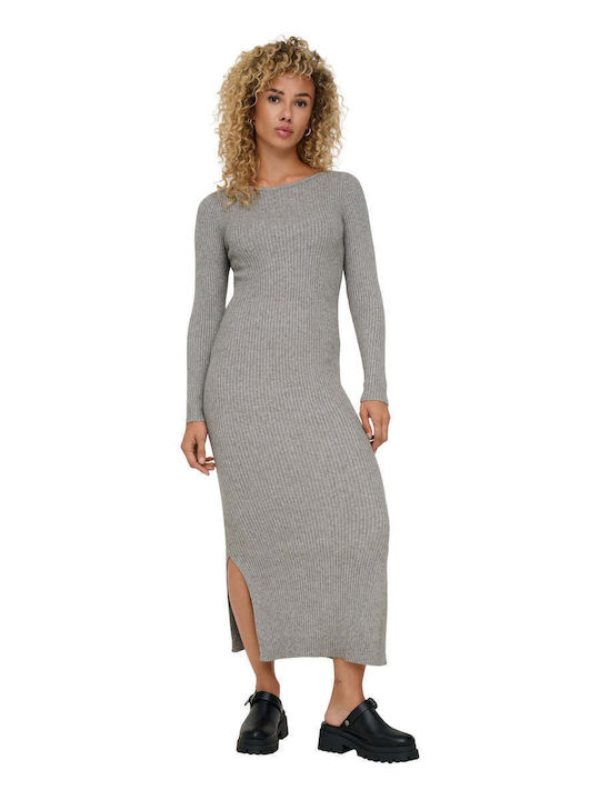 Katia Midi Dress Medium Grey Melange