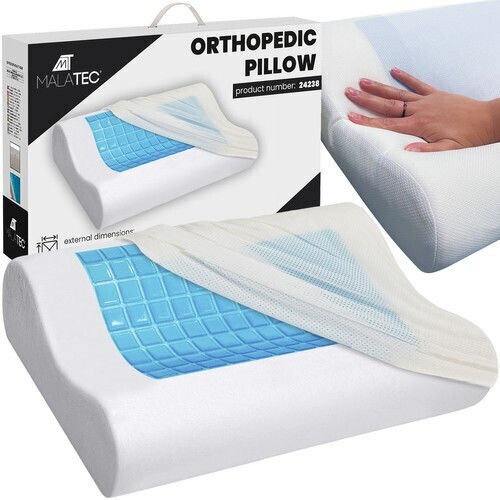 Malatec Μαξιλάρι με Memory Foam 54x34x10cm σε Μπεζ χρώμα