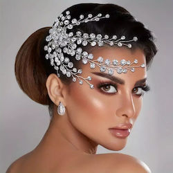 Rhinestone Leaf Shape Headpiece