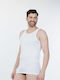 Herren Unterhemden WHITE 1Packung