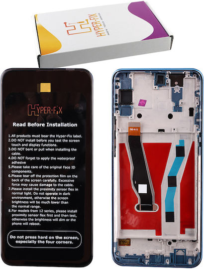 Smart Screen with Touch Mechanism and Frame for Huawei P Smart Z (Blue)