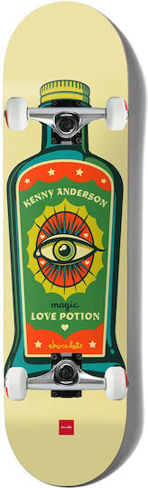 Chocolate Skateboards Anderson Hecox Essentials Комплектен Къса дъска Жълт
