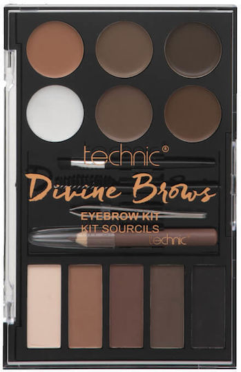 Technic Divine Brows Palette Für Augenbrauen In Braune Farbe