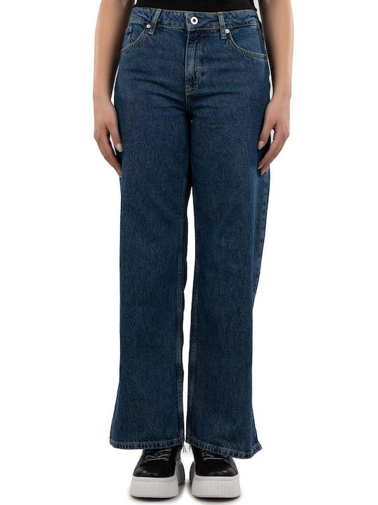High Waist Women's Jean Trousers in Relaxed Fit Denim