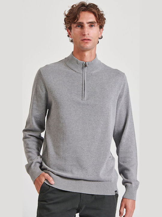 Funky Buddha Langarm-Pullover Grey