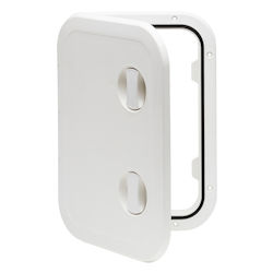 Can SB Rectangle Boat Deck Door with 440mm Diameter L440xW320mm Gray