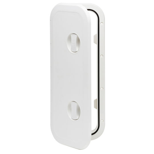 Can SB Ușă de punte a bărcii Rectangular L600xL250mm Alb Culoare