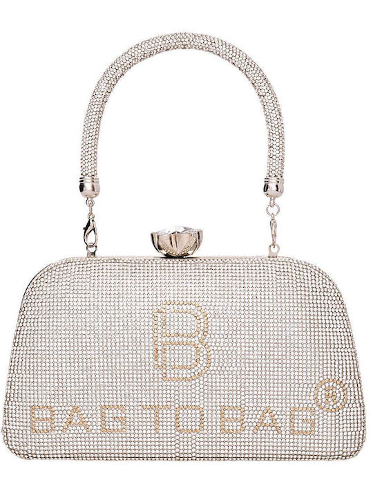 Bag to Bag Γυναικείος Φάκελος Ασημί