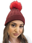 Remix Pom Pom Beanie Unisex Beanie Knitted in B...