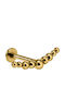 Nire Earrings made of Steel Gold Plated